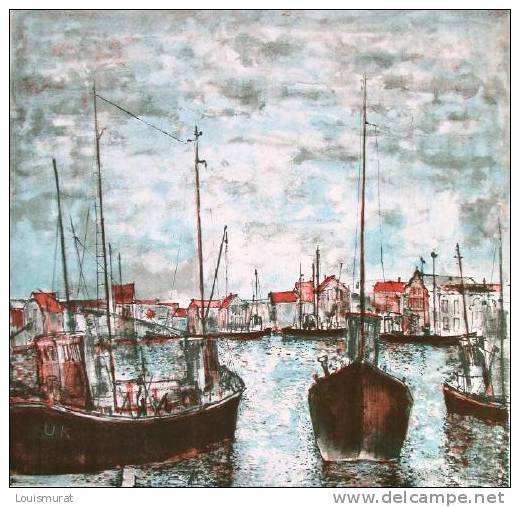 Gantner Bernard - Urk Holland - Lithograph - Lithografieën