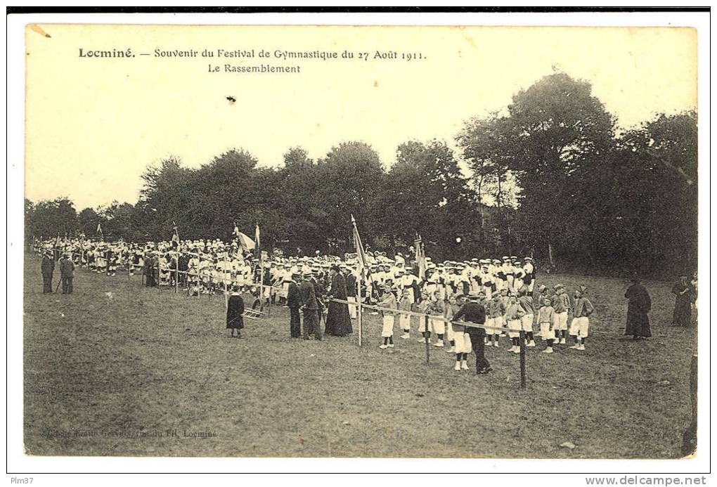 LOCMINE - Souvenir Du Festival De Gymnastique 1911 - Locmine