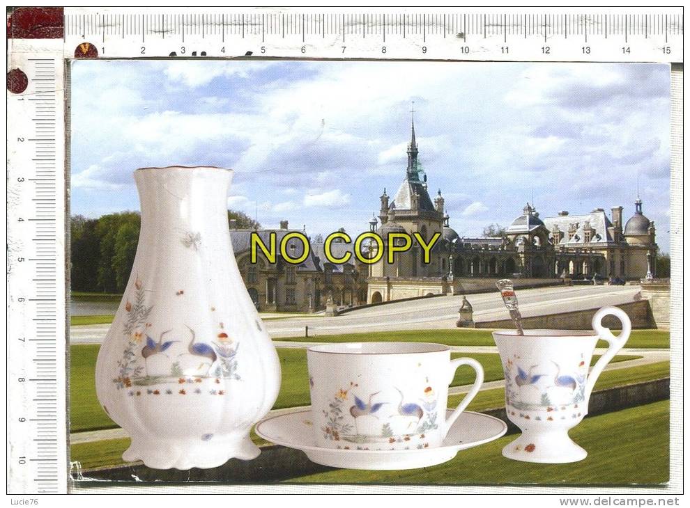 Carte Postale - PORCELAINE  LA TISANIERE - Copie De La Production De Manufacture De CHANTILLY  - Décor Kakiémon - Objets D'art