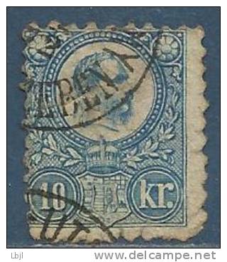 HONGRIE , MAGYAR , 10 Kr , François Joseph 1er , 1871 - Usado