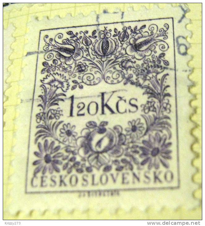 Czechoslovakia 1954 Postage Due 1.20k - Used - Postage Due