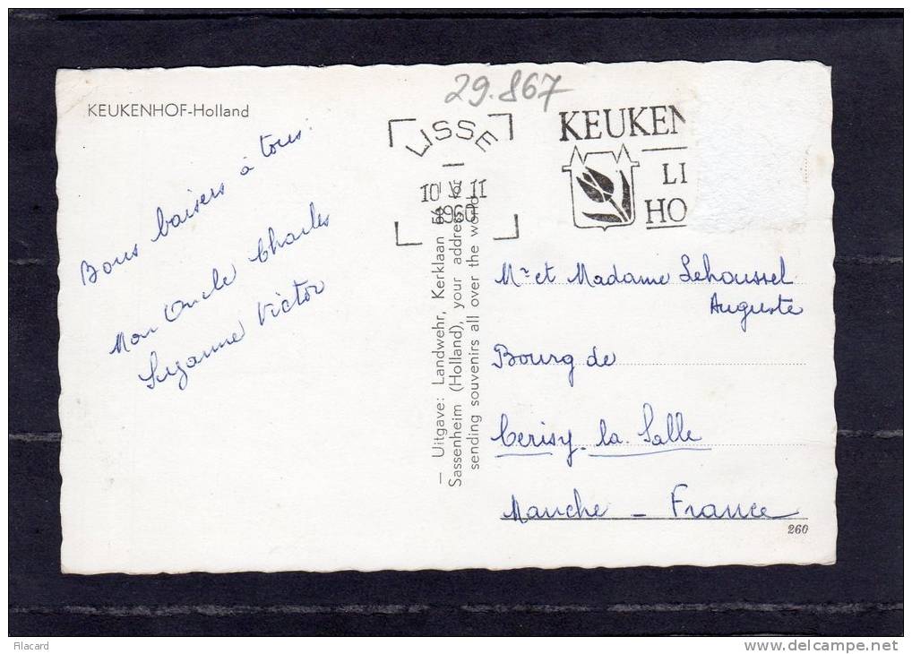 29867      Paesi  Bassi,    Lisse -  Keukenhof,  VGSB  1960 - Lisse