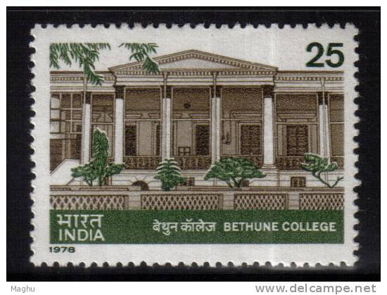 India MNH 1978, Bethune College, Education, - Ungebraucht