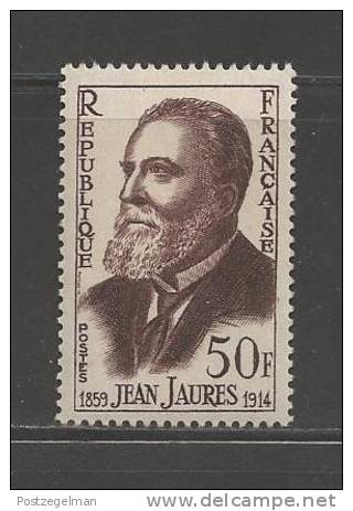 FRANCE 1959 Mint Hinged Stamp(s) Jean Jaures 50Fr Nr. 1261 - Unused Stamps