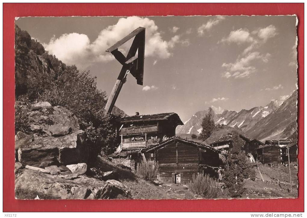 P1112 Eisten Im Lötschental. Manque Timbre,circulé En 1939. - Eisten