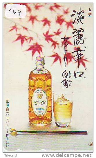 Télécarte Japon * ALCOOL * SUNTORY  WHISKEY (164) PHONECARD JAPAN * Alcohol * DRANK * DRINK * BEVERAGES - Alimentation