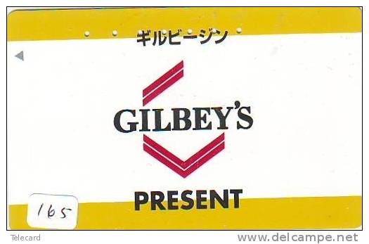 Télécarte Japon * ALCOOL * GILBEY'S (165) PHONECARD JAPAN * Alcohol * DRANK * DRINK * BEVERAGES  * - Alimentation