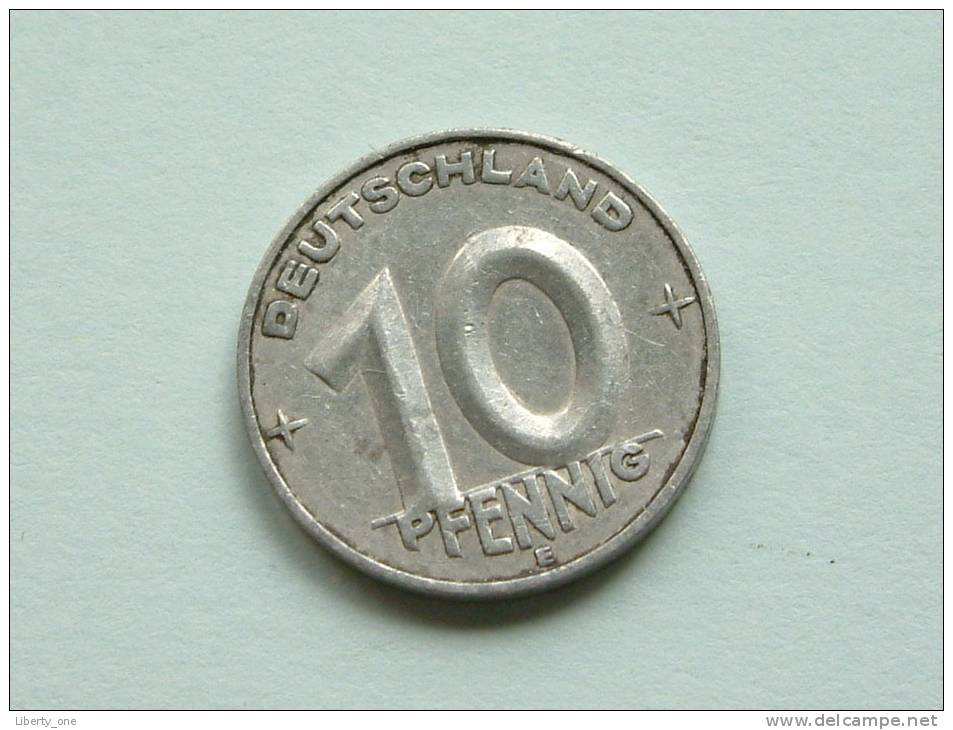 1953 E - 10 PFENNIG / KM 3 ( Uncleaned - For Grade, Please See Photo ) !! - 10 Pfennig