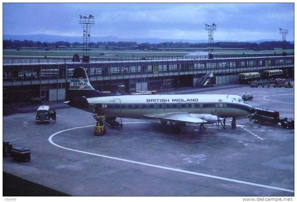 BMA  VISCOUNT  G ASED  MANCHESTER AIRPORT - 1946-....: Moderne