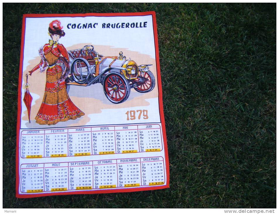Torchon Calendrier -1979-tacot-cognac Brugerolle - Other & Unclassified