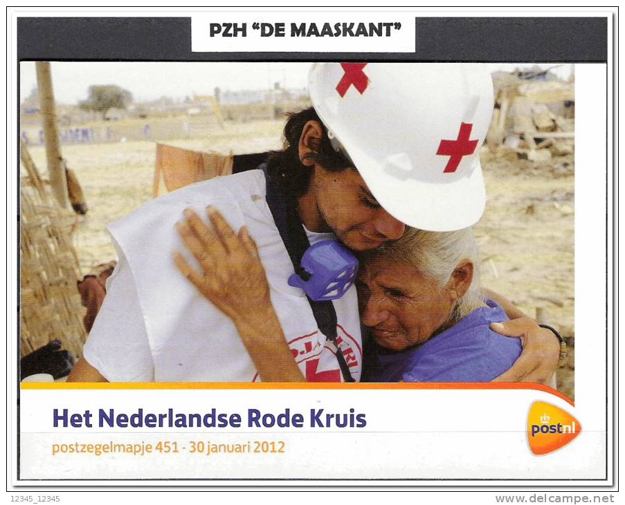 Nederland 2012, Postfris MNH, Folder 451, Red Cross - Ungebraucht