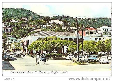 CPM - VIRGIN ISLANDS - ST THOMAS - EMANCIPATION PARK  - Edition Plastichrome - Jungferninseln, Amerik.