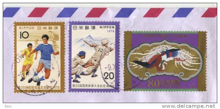 Mailed Cover (letter) With Stamps   From  Japan - Covers & Documents