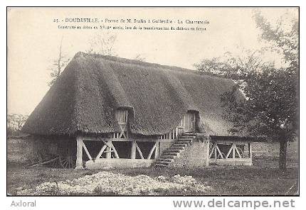 76 GALLEVILLE DOUDEVILLE 1915 CHARRETERIE FERME STALIN GROS PLAN ED ? 25 - Altri & Non Classificati