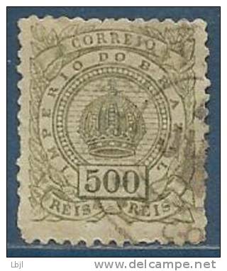 BRESIL , BRASIL , 500 R , 1884 - 88 , N° YT 65 - Usati