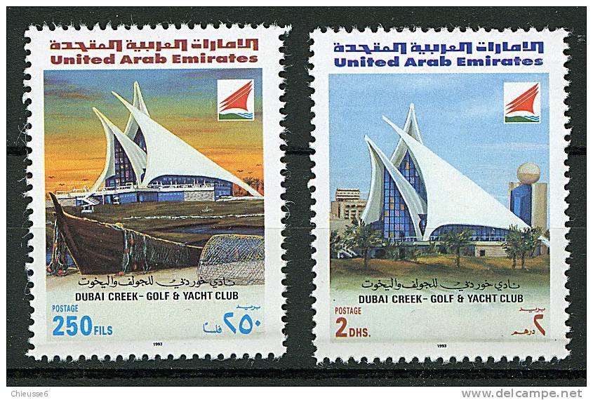 Emirats Arabes Unis** N° 390 / 391 - Club De Golf - - United Arab Emirates (General)