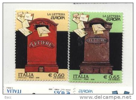 Mint Stamps Europa CEPT 2008 From Italy - 2008
