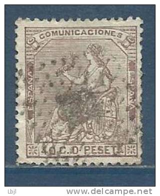 ESPAGNE , SPAIN , 40 C , Allégorie De La République , 1873 , N° Y&T 135 - Oblitérés