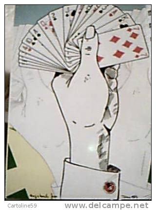 ILLUSTRATA L TORRE GIOCHI CON LE CARTE MAGIA MAGIC HANDS 4 FESTIVAL DELLA MAGIA N1984 DU83 - Playing Cards