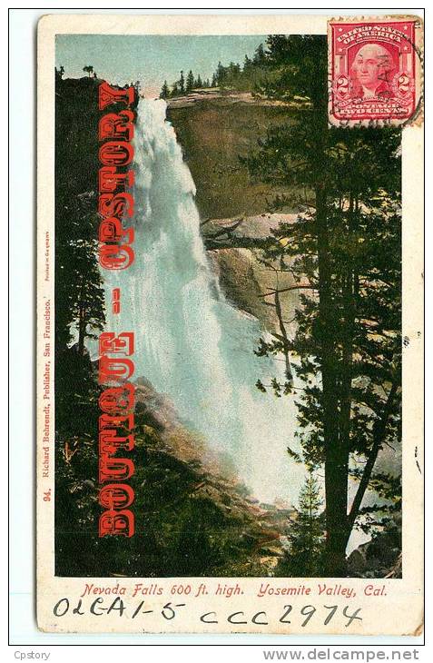 CAL - YOSEMITE VALLEY - Nevada Falls 600 Ft. - Dos Scané - Yosemite