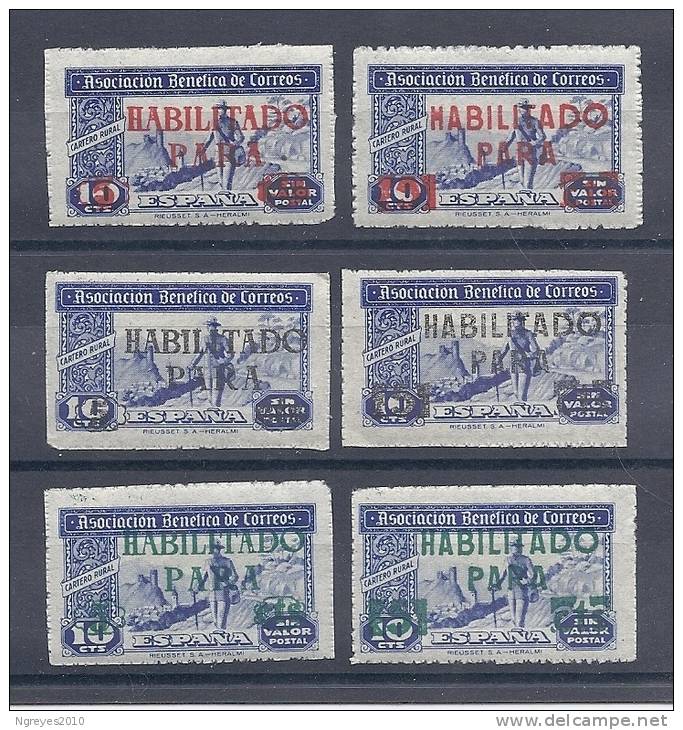 ESP0122 BENEFICENCIA FILABO Nº 69 A 71 - Wohlfahrtsmarken