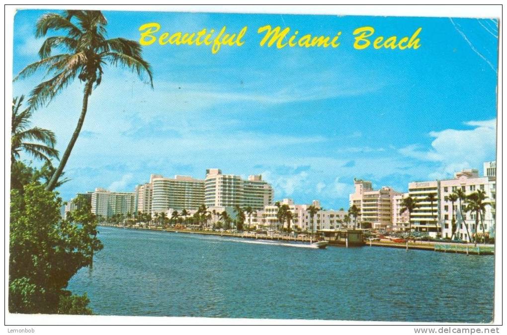 USA, Beautiful Miami Beach, 1971 Used Postcard [P9940] - Miami