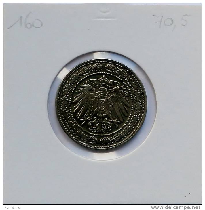 SELTEN - RARE : 20 Pfennig 1892 G *~VZ* J014 - 20 Pfennig