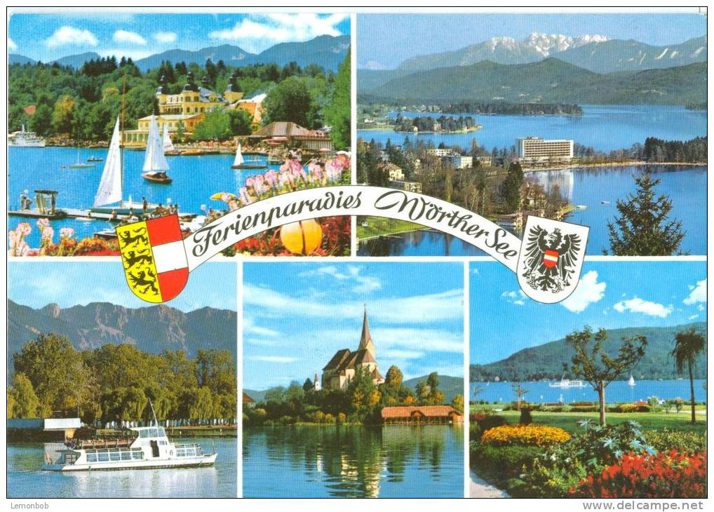 Austria, Ferienparadies Worther See, Used Postcard [P9952] - Sonstige & Ohne Zuordnung