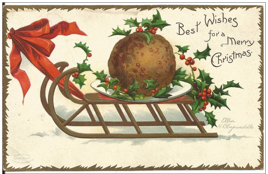 104. Ellen H. Clapsaddle Christmas Postcard - Other & Unclassified