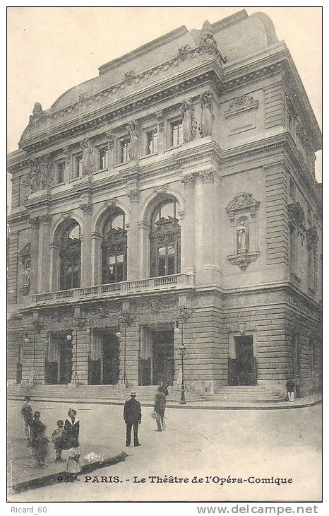 Cpa Paris, Théâtre De L'opéra Comique - Arrondissement: 02