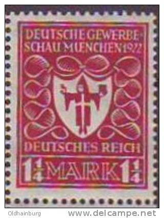 473u: DR 199 Seltene Farbe D **, Farbgepr. Infla Berlin, Mi. 12.- € - Ungebraucht