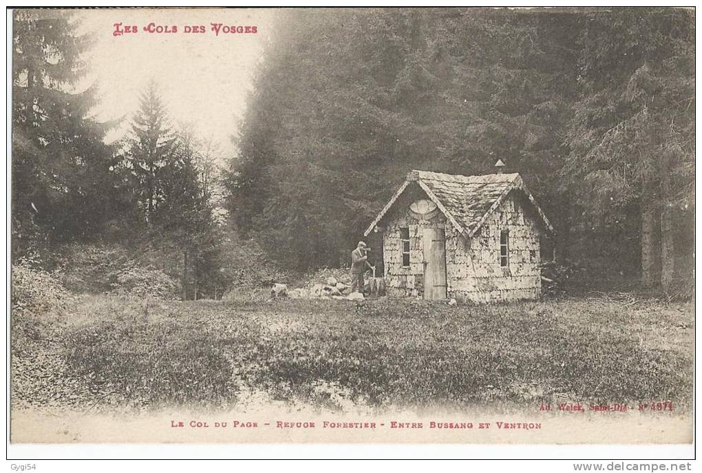 COL DU PAGE, LE REFUGE FORESTIER, ENTREE BUSSANG ET VENTRON - Col De Bussang