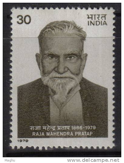 India MNH 1979,  Raja Mahendra Pratap, Patriot., - Nuevos