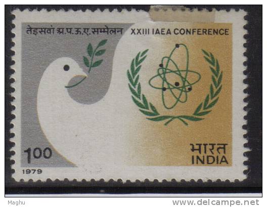 India MH 1979,  Inter., Atomic Energy Agency, IAEA, Atom, Peace Bird Dove, - Ungebraucht