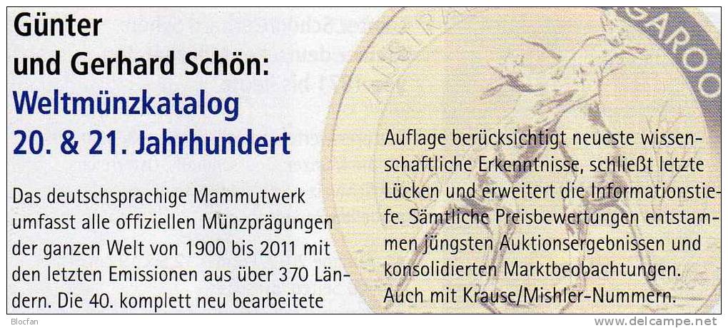 Weltmünz-Katalog Schön 2012 Neu 50€ Münzen 20.Jahrhundert A-Z Battenberg Coins With Europa Amerika Afrika Asien Oceanien - Nouvelles