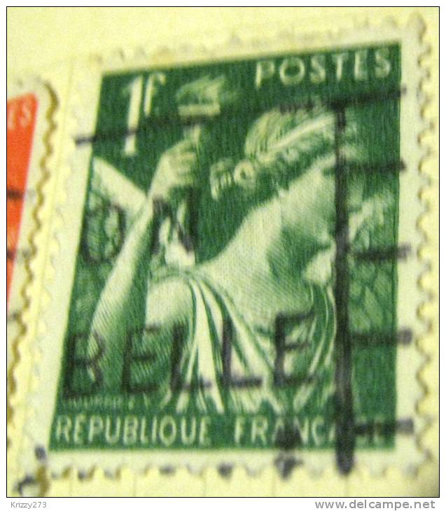 France 1939 Iris 1f - Used - 1939-44 Iris