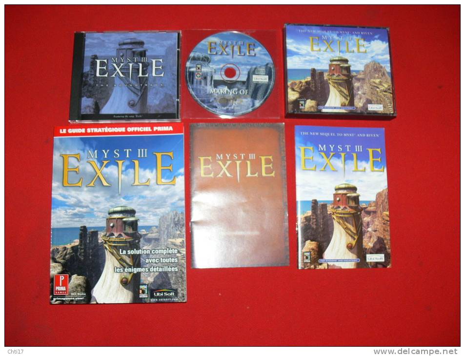 JEUX PC MYST III EXILE EDITION COLLECTOR/ AVEC GUIDE STRATEGIQUE/ BANDE SON/ VIDEO MAKING OF/  POUR PC ET MAC - PC-Spiele