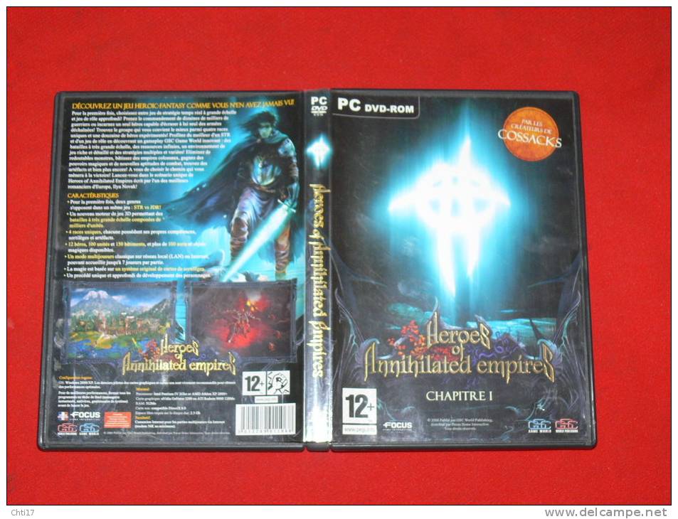 JEUX PC  HEROES OF ANNIHILATED EMPIRES  JEUX DE ROLE ET DE STRATEGIE  POUR PC ET MAC 2006 - PC-Games