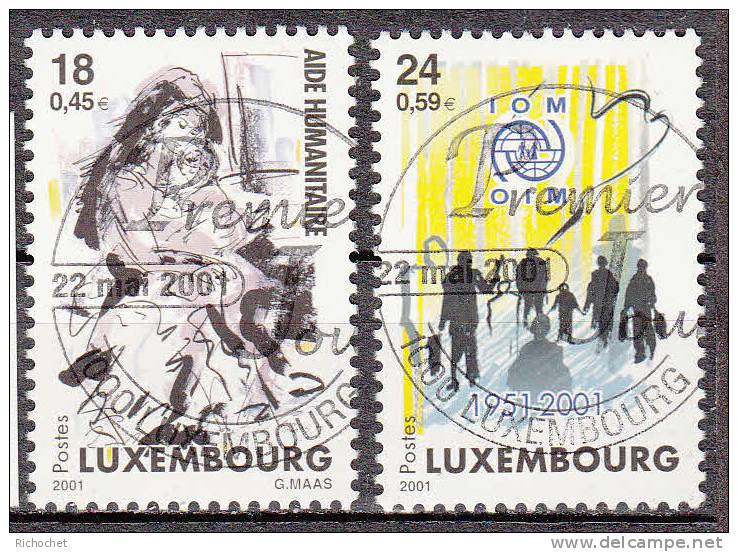 Luxembourg 1485 à 1486 Obl. - Usati