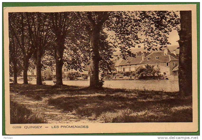 25.QUINGEY. Les Promenades. - Autres & Non Classés