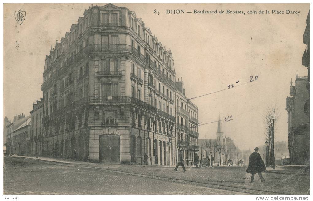 DIJON - Boulevard De Brosses , Coin De La Place Darcy - Dijon