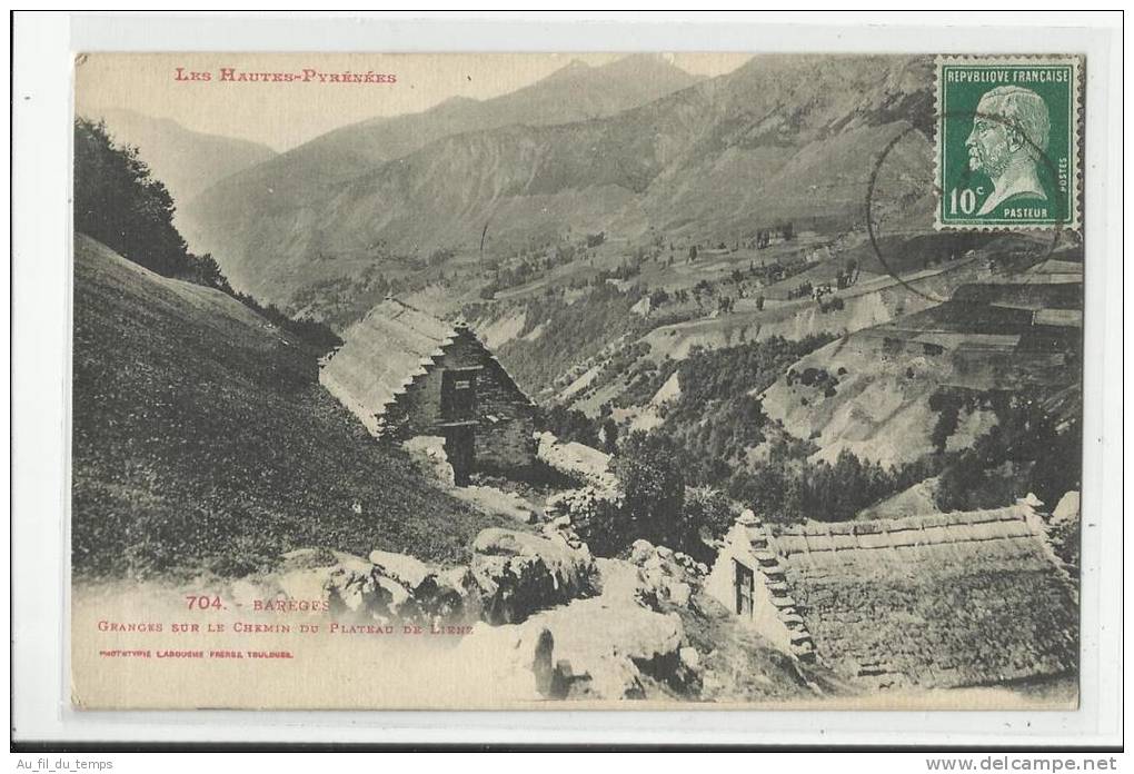 BAREGES , GRANGES SUR LE CHEMIN DU PLATEAU DE LIENZ - Autres & Non Classés