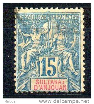 SULTANAT ANJOUAN  1892  (ob)  Y&T N° 6 - Used Stamps