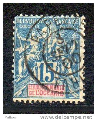 ETABL OCEANIE  1892  (ob)  Y&T N° 6 - Used Stamps