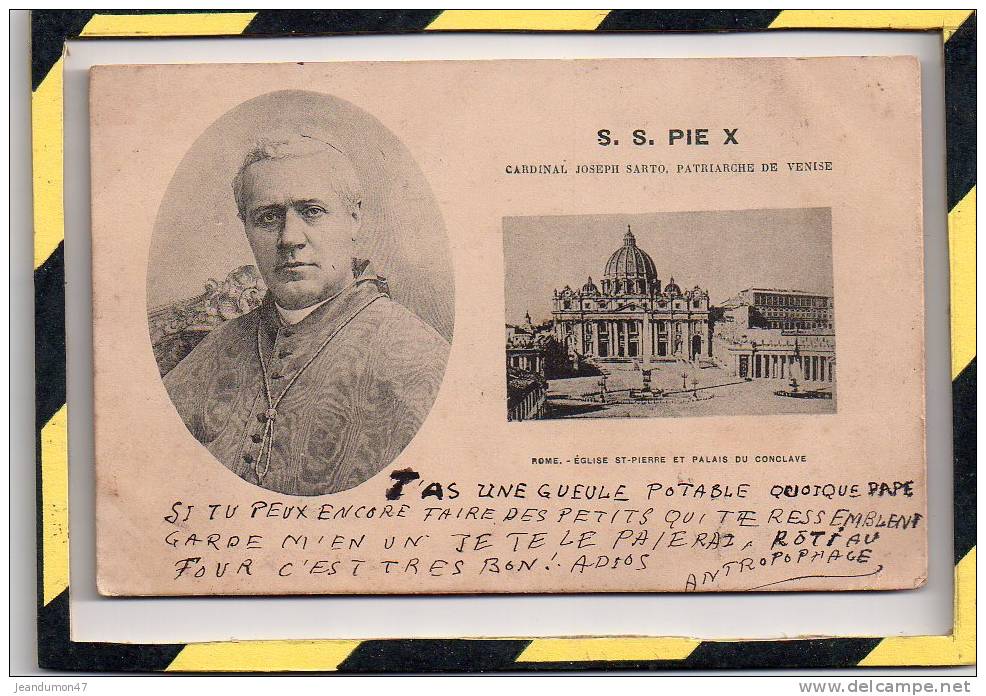 S.S. PIE X. CARDINAL JOSEPH SARTO PATRIARCHE DE VENISE - Popes