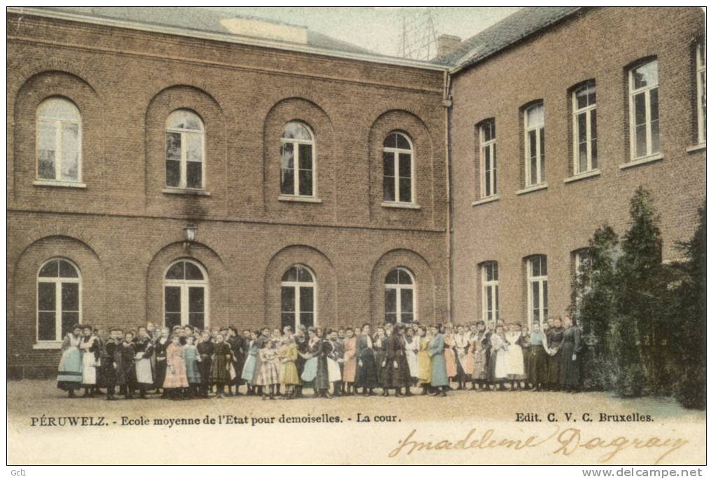 Peruwelz-  Ecole Moyenne De L´ Etat Pour Demoiselles - Péruwelz