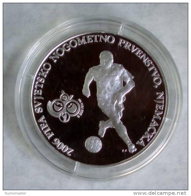 CROATIA , 150 KUNA 2006 , FOOTBALL WORLD CHAMPIONSHIP GERMANY , SILVER PROOF - Croatia