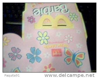 Emballage Happy Meal Barbie Neuf De 1998 - McDonald's