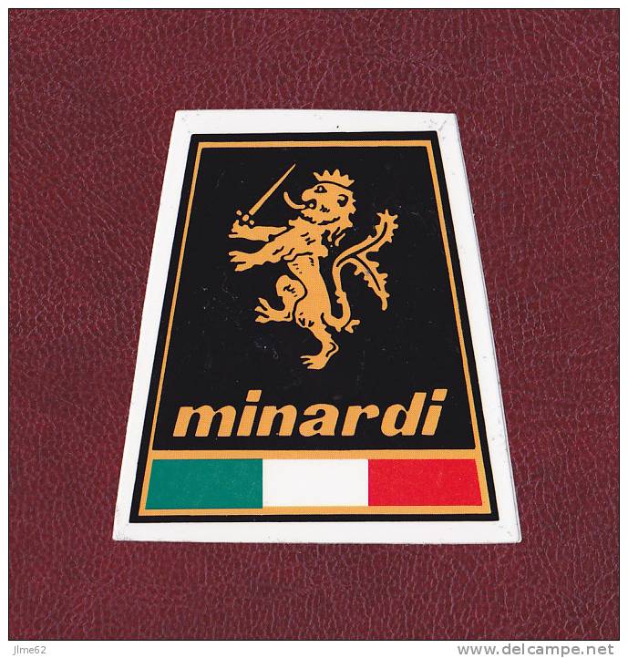 Team MINARDI - Italie - Grand Prix - Autocollants