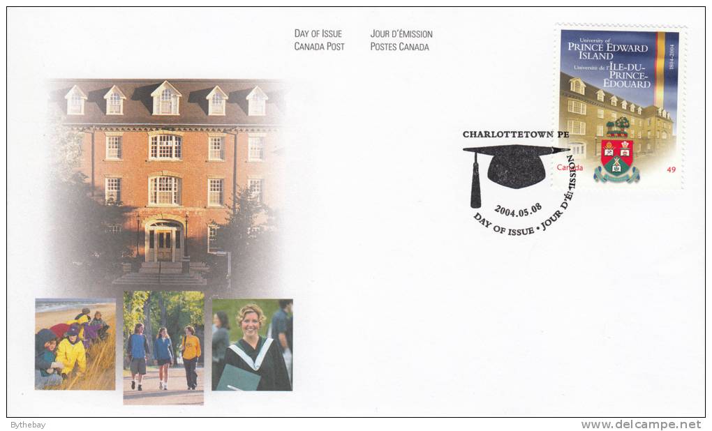 Canada FDC Scott #2034 49c University Of Prince Edward Island - 2001-2010